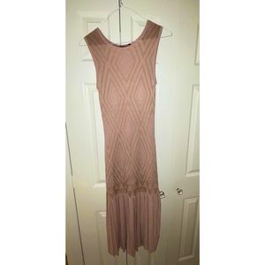 Ted Baker sleeveless dusty pink  dress size 3